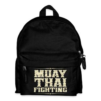 Muay thai - Kids' Backpack - black - Front