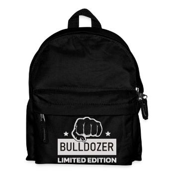 Bulldozer Faust Kraft Design – Bulldozer Limited - Kids' Backpack - black - Front