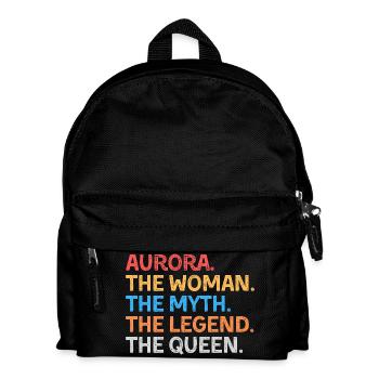 Aurora Die Frau Der Mythos Die Legende Die Königin - Kinder Rucksack - Schwarz - Vorne
