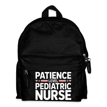 Pediatric Nurse Patience Level Pediatric Nursing - Kinder Rucksack - Schwarz - Vorne