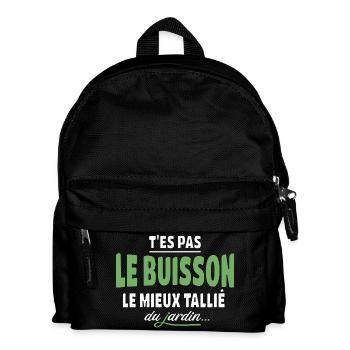 You're not the best trimmed bush – expression - Kids' Backpack - black - Front