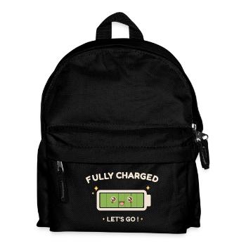 Full Battery – Ready for anything! - Kids' Backpack - black - Front