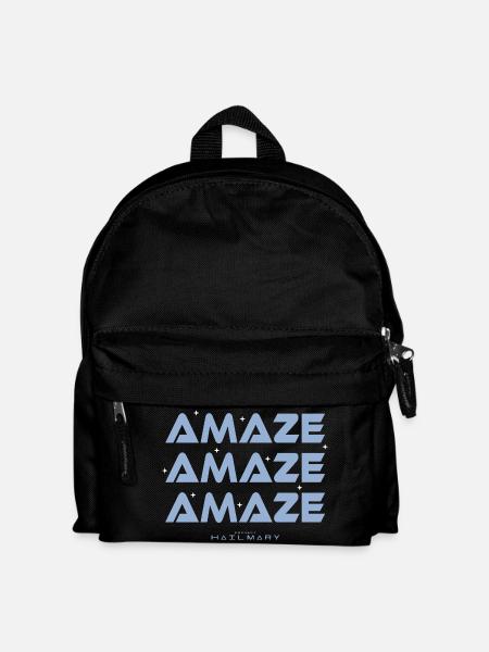 Amaze Amaze Amaze – Sci-Fi Typografie Kunst - Kinder Rucksack - Schwarz