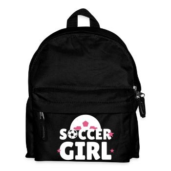 Soccer Girl Soccer Girl Statement Sports Team - Sac à dos Enfant - noir - Devant