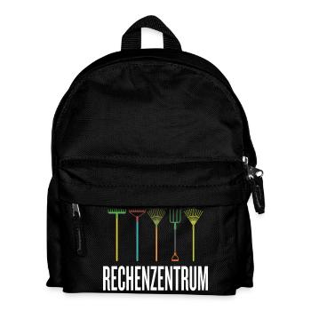 Leiter vom Rechenzentrum Gärtner Gärtnerin Garten - Kinder Rucksack - Schwarz - Vorne
