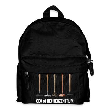 Head of Computer Center Gardening Outfit Gardening - Kids' Backpack - black - Front