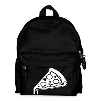 Pizza Slice Gift Pizzeria - Kids' Backpack - black - Front
