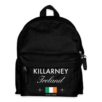 Killarney Ireland Coordinates Travel Souvenir - Kids' Backpack - black - Front