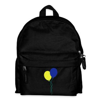 luftballons - Kinder Rucksack - Schwarz - Vorne