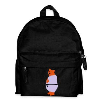 taekwondo bear - Sac à dos Enfant - noir - Devant
