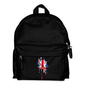 union jack 5 - Kids' Backpack - black - Front