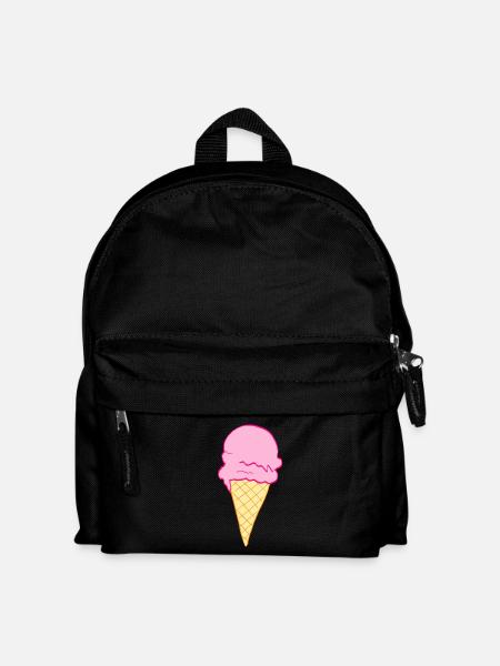 ice cream - Kids' Backpack - black