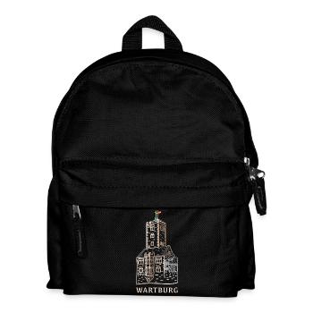 Wartburg, World Heritage Site,Thuringia, Germany - Kids' Backpack - black - Front