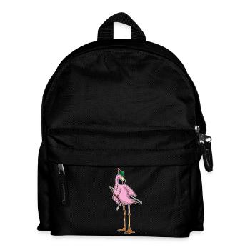 Flamingo Archer Bow Bow Bow - Kids' Backpack - black - Front
