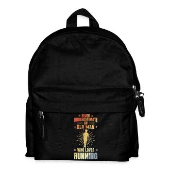 Runner Grandfather - Kids' Backpack - black - Front