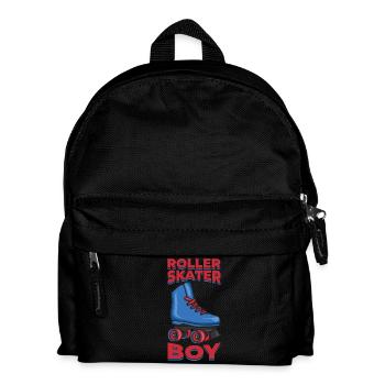 Patins à roulettes garçon - Sac à dos Enfant - noir - Devant