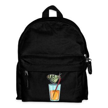 Schmetterling Saft - Kinder Rucksack - Schwarz - Vorne