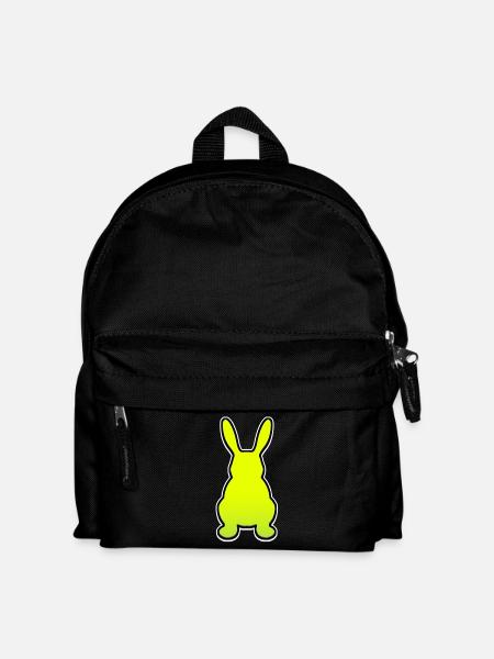 Kaninchen - Kinder Rucksack - Schwarz