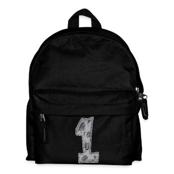 1 - Erster Eins Mond - Kinder Rucksack - Schwarz - Vorne