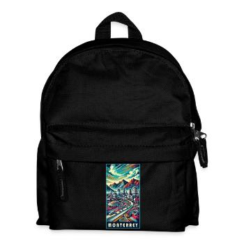 Monterrey Mexico City Travel Design - Kids' Backpack - black - Front