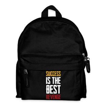 success is the best revenge - Kids' Backpack - black - Front