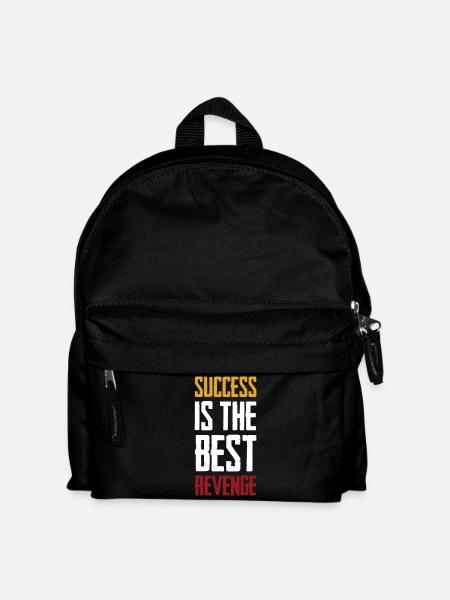 success is the best revenge - Kids' Backpack - black