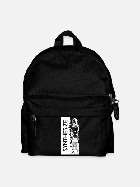 Synth White - Kinder Rucksack - Schwarz