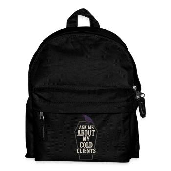 Corpse Science Dark Humor Death Positive - Kids' Backpack - black - Front