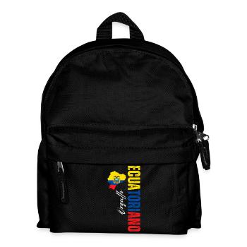Orgueil équatoryen, design vertical - Sac à dos Enfant - noir - Devant