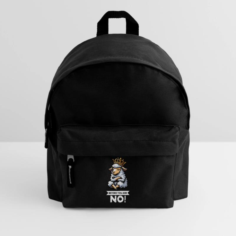 Before You Ask Schaf Schafe Schäfer Schafhalter  Kinder Rucksack