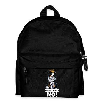 Before You Ask Australian Shepherd Aussie Aussies - Kids' Backpack - black - Front