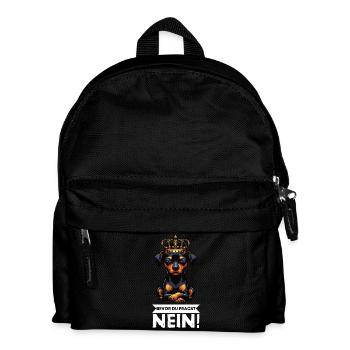 Avant de demander à Miniature Pinscher Pinscher Pinscher Fan - Sac à dos Enfant - noir - Devant