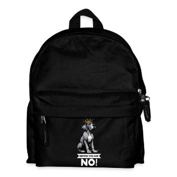Avant de demander à un grand dogue grand dogue propriétaire de dogue allemand - Sac à dos Enfant - noir - Devant