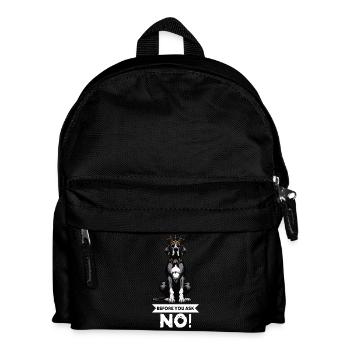 Avant de demander à un grand dogue grand dogue propriétaire de dogue allemand - Sac à dos Enfant - noir - Devant
