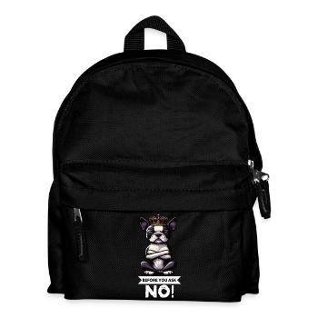 Avant de demander Boston Boston Boston terrier Bostie Bosti - Sac à dos Enfant - noir - Devant