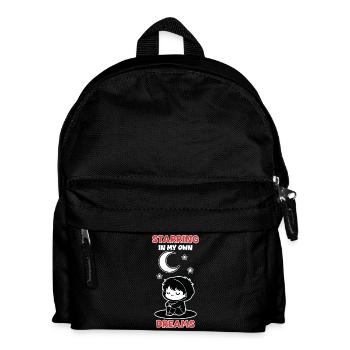 Chibi Night "Starring In My Own Dreams" - Kids' Backpack - black - Front