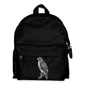 Art de traits du Faucon Nocturne - Sac à dos Enfant - noir - Devant