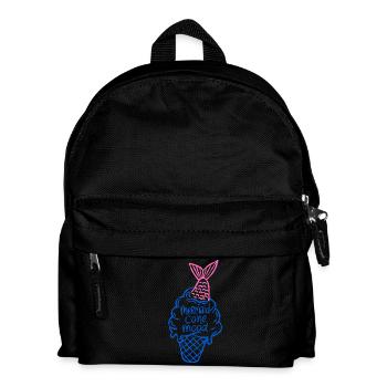 Meerjungfrauen-Kegel-Stimmungskritzel - Kinder Rucksack - Schwarz - Vorne