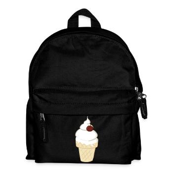 Kirschsüß-Eiskaffee - Kinder Rucksack - Schwarz - Vorne