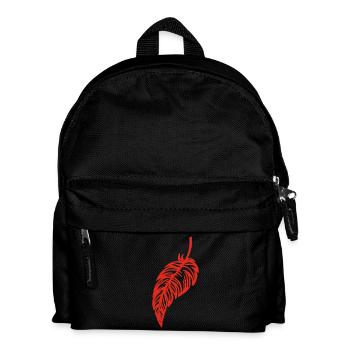 The Red Feather - Kids' Backpack - black - Front