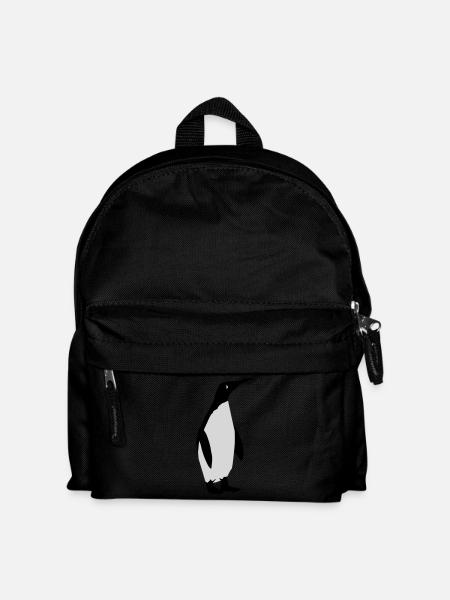 Pinguin - Kinder Rucksack - Schwarz