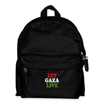Let gaza live - Sac à dos Enfant - noir - Devant