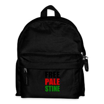 Free palestine - Kids' Backpack - black - Front