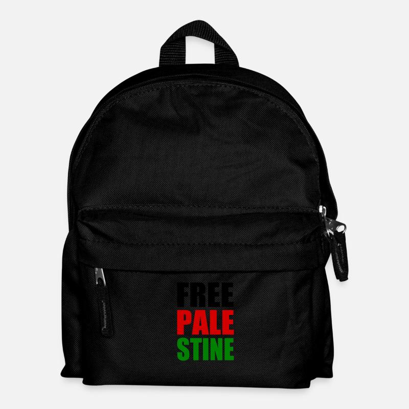 Free palestine - Kids' Backpack - black
