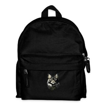 Chat de la forêt norvégienne Chat des forêts norvégiennes - Sac à dos Enfant - noir - Devant