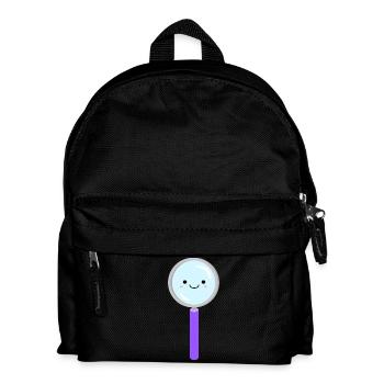 reagenzglas flask tube experiment chemistry chemie - Kinder Rucksack - Schwarz - Vorne