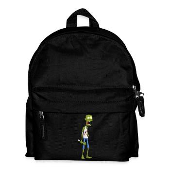Zombie - Kinder Rucksack - Schwarz - Vorne