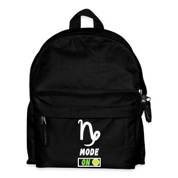 Tierkreis Statement Horoskop Steinbock Astrologie - Kinder Rucksack - Schwarz - Vorne