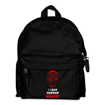 I love horror movies - Kids' Backpack - black - Front