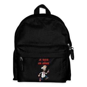 Je suis un génie - Sac à dos Enfant - noir - Devant